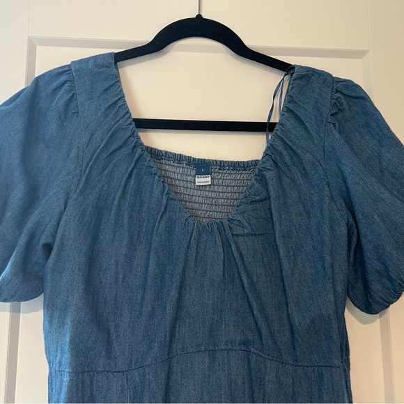 Old Navy Blue Denim Women's Dress - Picture 2 of 4